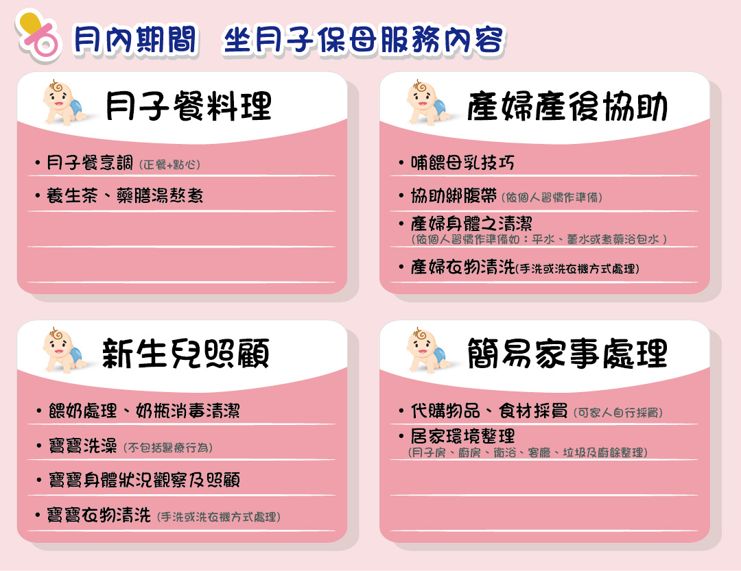 到府坐月子